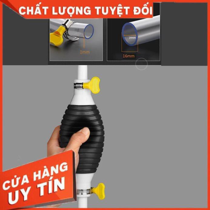 [Hàng loại1] Đồ hút rượu, hút chất lỏng bóp tay, dụng cụ bơm lấy xăng dầu từ bình, vào bình bóp bằng tay, hút nước bể cá