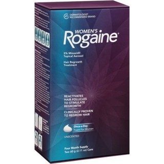Mọc tóc nữ Women's Rogaine Hair Regrowth Treatment 5% Minoxidil - Cao cấp