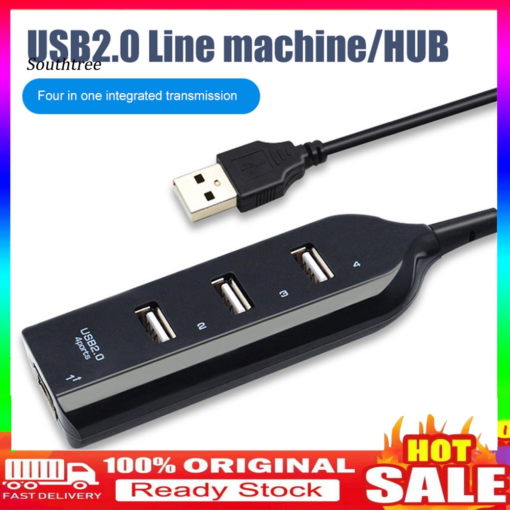 HUB Chia 4 Cổng Usb 2.0 Cho Macbook Laptop Máy Tính