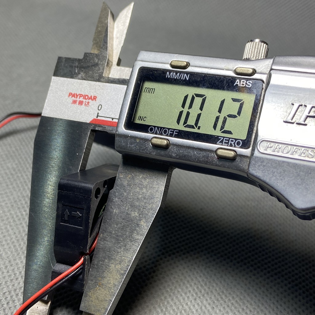QUẠT 3 cm NIDEC 10V 0.03A. 5 cánh. MỎNG 1 cm. GIÓ SIÊU ÊM