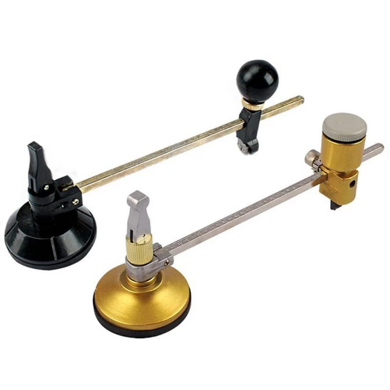 Dao Cắt Đường Kính Compa 60cm/120cm Có 6 Lưỡi Quay Tròn, Dao Cắt Kính Tròn