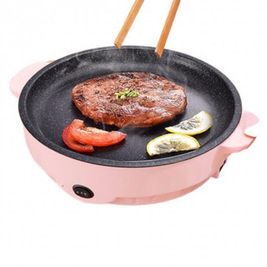Bếp nướng điện hàn quốc hình tròn không khói 22cm