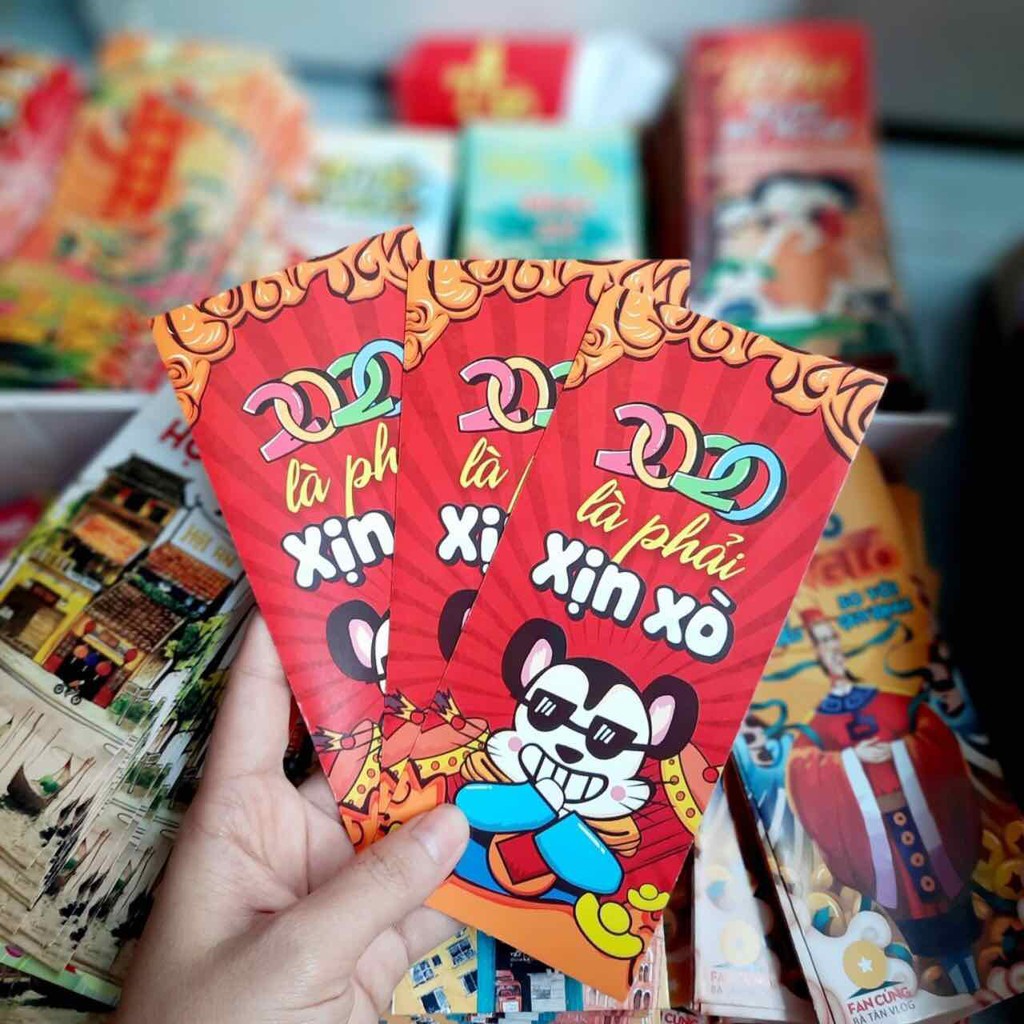 [MẪU MỚI] Bộ 10 Bao Lì Xì Hot Trend 2021 - Tết An Khang Collection
