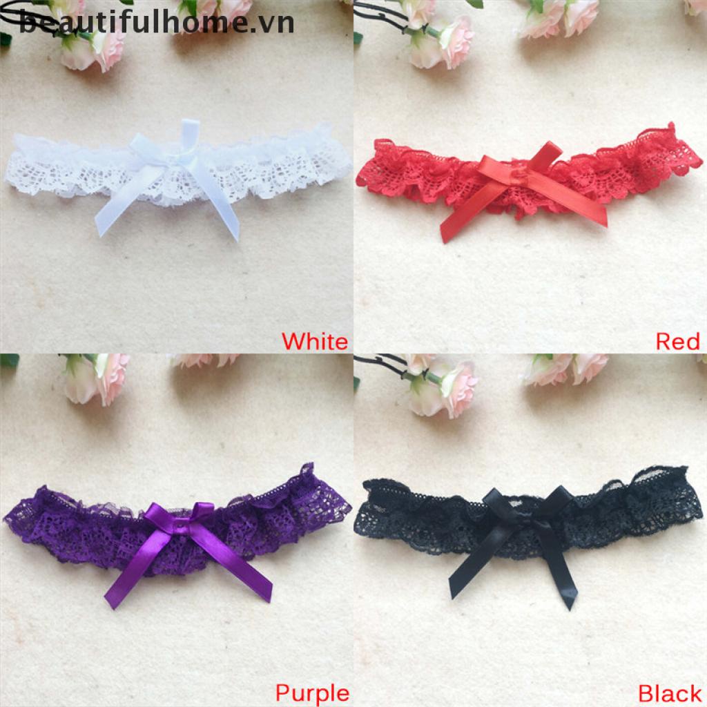 Dây Ruy Băng Ren Đeo Đùi Hình Bướm Có Thể Điều Chỉnh