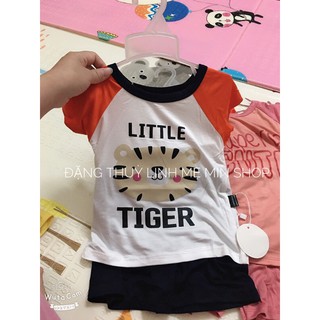 Bộ Minky mom cộc tay mông cong cho bé