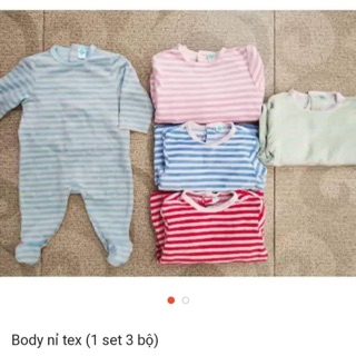 Body nỉ bông cho bé đủ size