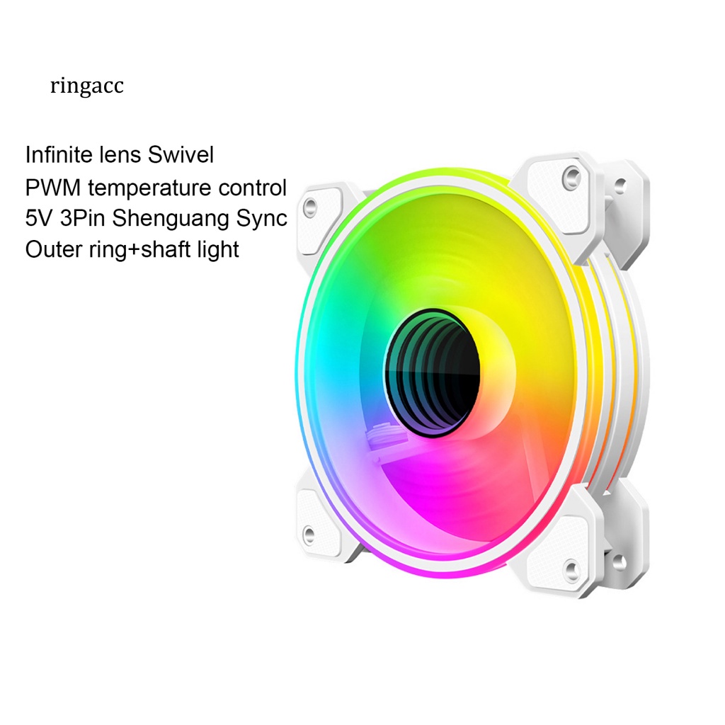 Quạt Tản Nhiệt Không Ồn Có Vòng Bi Thủy Lực Điều Khiển Nhiệt Độ Cho Máy Tính