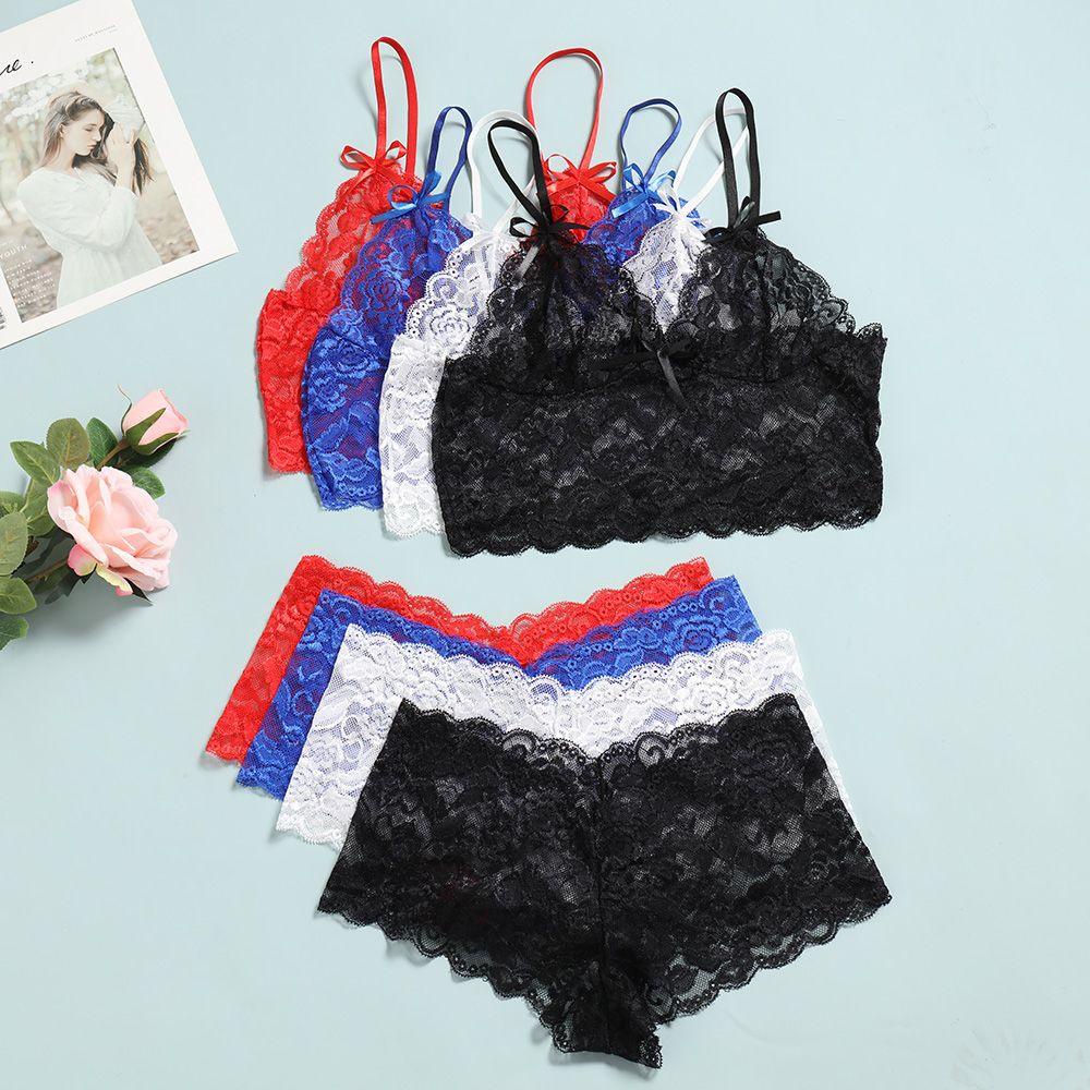 Rowans Áo Yếm Với Quần Lót Phối Nơ Bướm Gợi Cảm Hàng Mới
