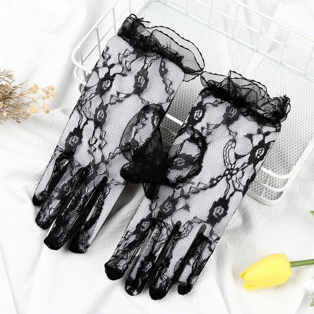 ROSE Găng Tay Cô Dâu Chống Nắng Thời Trang
