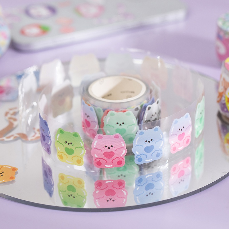 Flowertree 1 Cuộn Sticker Dán Trang Trí Sổ Lưu Niệm