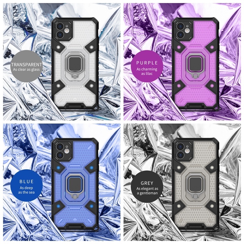 Ốp Điện Thoại Kiểu Giáp Chống Sốc Kèm Nhẫn Đỡ Nam Châm Cho Realme 8 Pro Realme Gt Neo Q3 Pro 5g