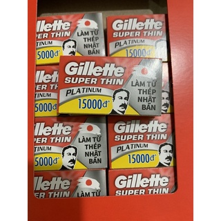 Lưỡi lam Gillette Super Thin, hộp 10 cái