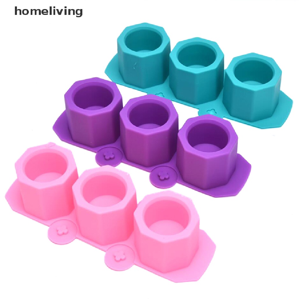 Khuôn Silicone Làm Chậu Hoa Xi Măng Kiểu Hình Học Tiện Dụng