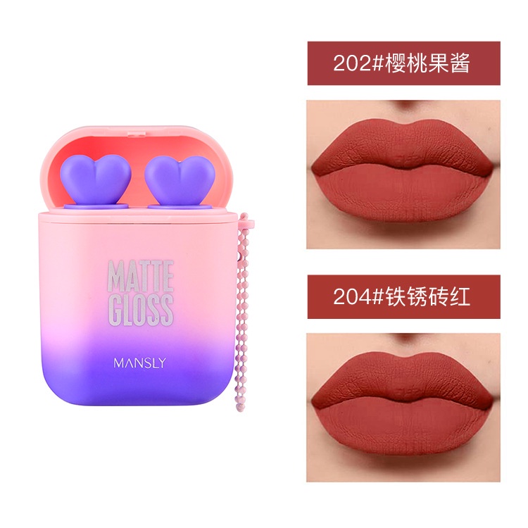 Son kem lì hai màu mịn như nhung lâu trôi không thấm nước