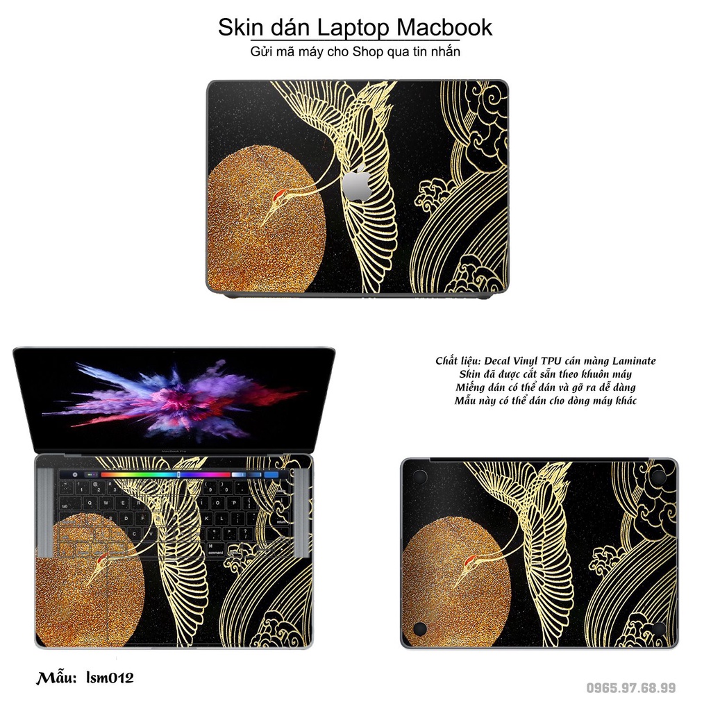 Skin dán Macbook mẫu Bông Sen Trong Giếng Ngọc - lsm008 (đã cắt sẵn, inbox mã máy cho shop)