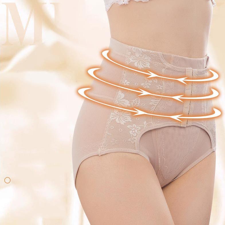 Quần Lót Nâng Mông Phối Lưới Thoáng Khí Plus Size Định Hình Eo Giữa