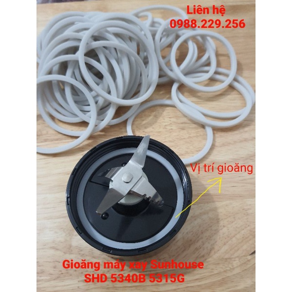 Gioăng cao su máy xay chính hãng Sunhouse SHD5340B/ 5315G/ 5341G