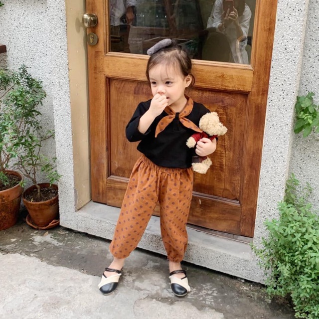 Bộ chấm bi cho bé gái
