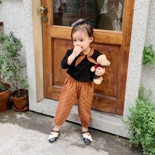 Bộ chấm bi cho bé gái