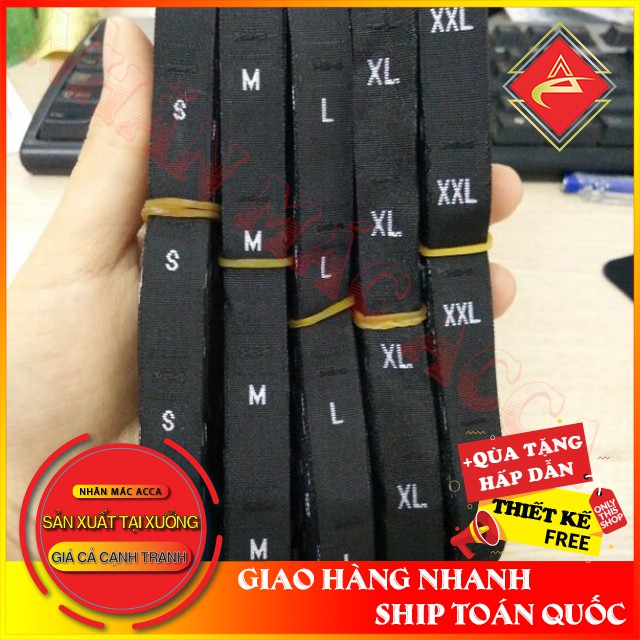 500 CÁI MÁC SIZE DỆT _ NHÃN MÁC ACCA _ ĐỦ SIZE TỪ S-2XL, MỀM MỊN, SẮC NÉT