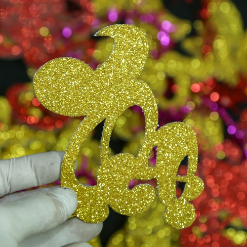 Chữ dán thư pháp kim tuyến-COMBO PhúcLộcThọ [trang trí dưa, dừa bưởi thư pháp ngày tết]ThanghaCalligraphy | BigBuy360 - bigbuy360.vn