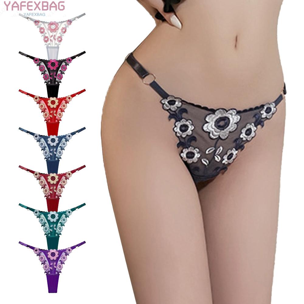 Sexy Women Lace Thong G-string Ultra-thin Panty Lingerie Sheer T-back Underwear