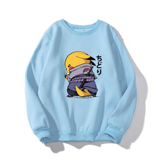 Áo sweater Unisex nam nữ in Pokemon (NHIỀU MÀU) chất liệu vải nỉ bông