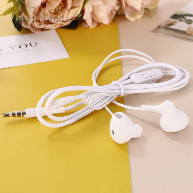 Tai Nghe Nhét Tai Có Dây Kích Thước Nhỏ Gọn 3.5mm Kèm Mic Dành Cho Iphone Xiaomi Huawei