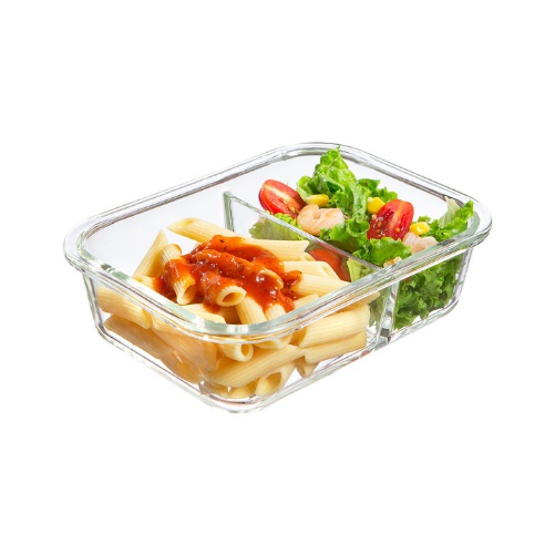 Hộp thủy tinh đựng thực phẩm - Dạng Chữ Nhật - Chịu Nhiệt - Size 370ml