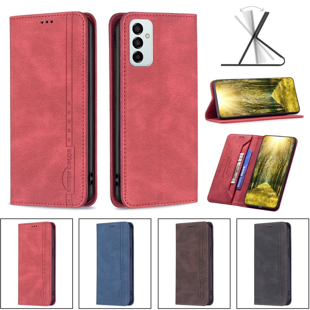 Case for Samsung Galaxy M23 5G Ốp Ốp Bao Da Điện Thoại BF08 Dành Cho