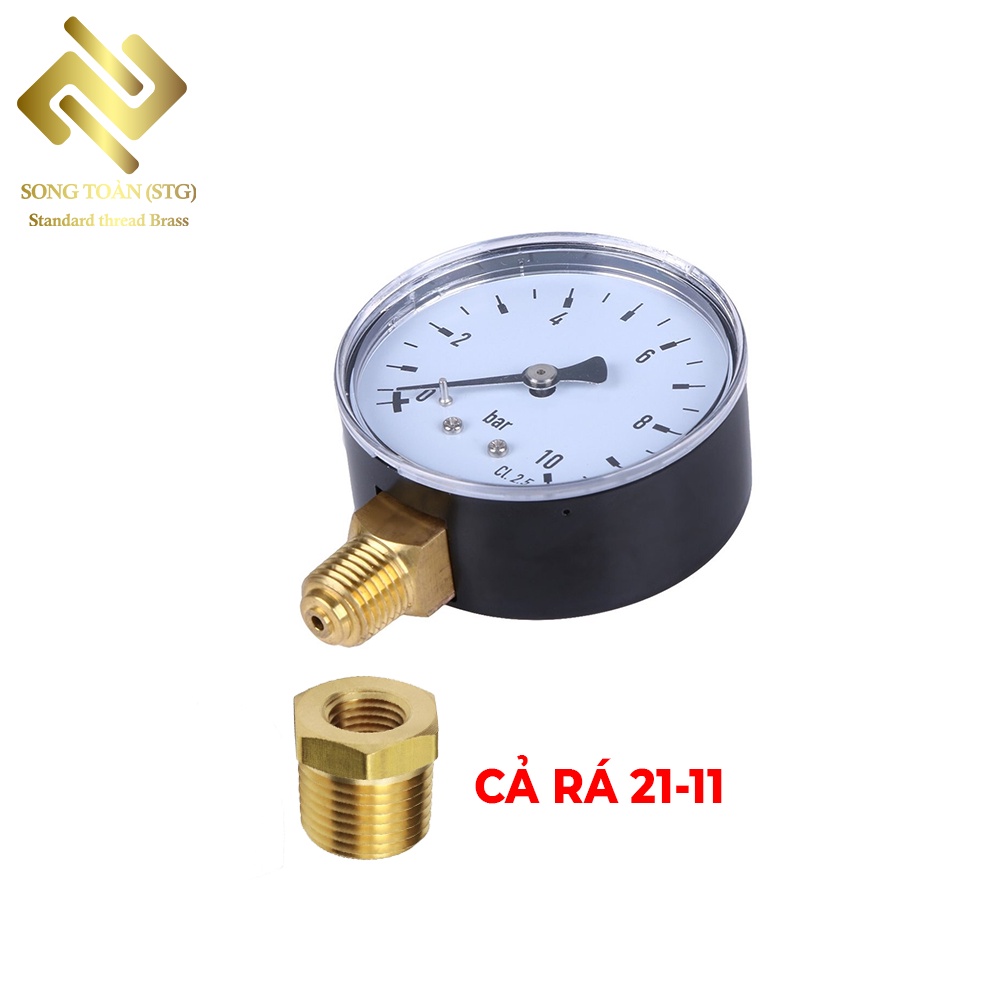 [REN TRONG 11] Ren ngoài BSP hệ G x Ren trong vặn đầu côn lồi - Cả rá Lơ ngược Brass pipere ducer bush male to female