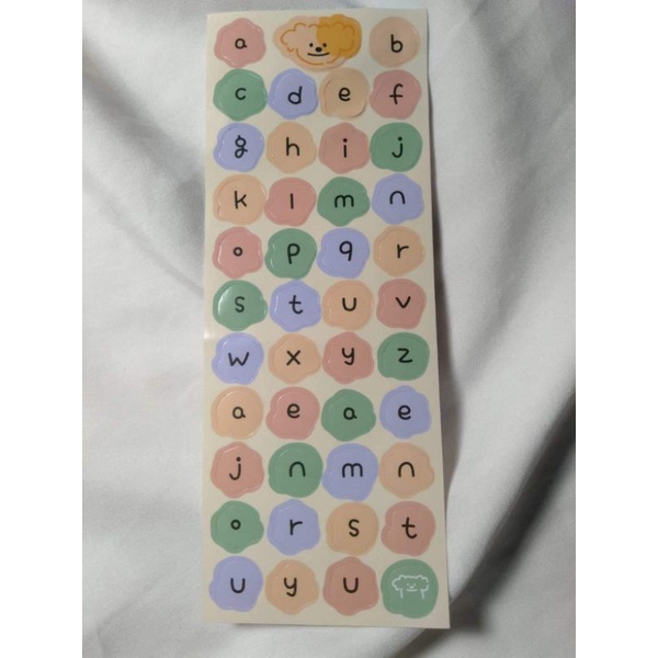 Miếng dán sticker chữ trang trí