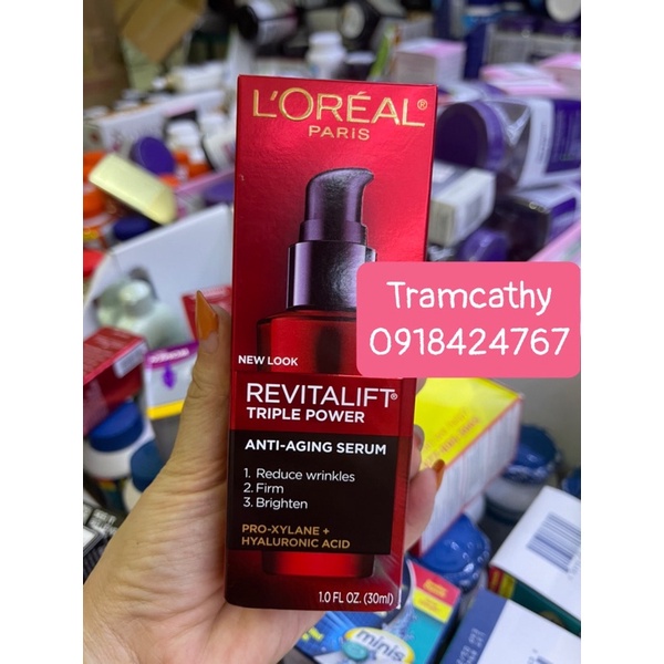 Serum dưỡng trắng da Loreal Triple Power Anti Agang Serum 30ml