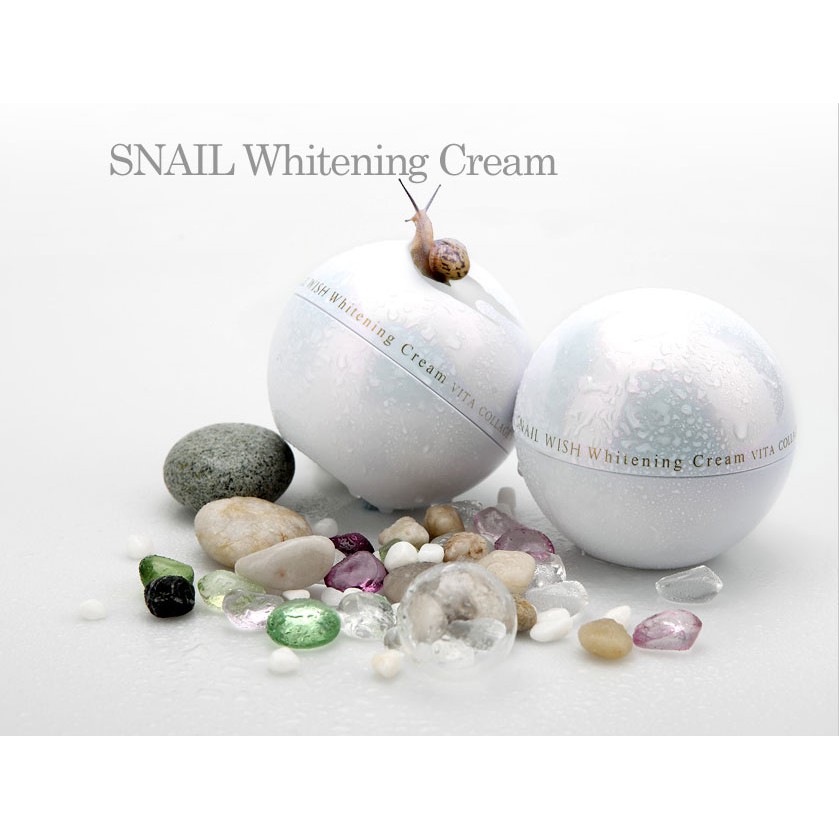 Kem Dưỡng SNAIL WISH WHITENING CREAM Hàn Quốc 50gr
