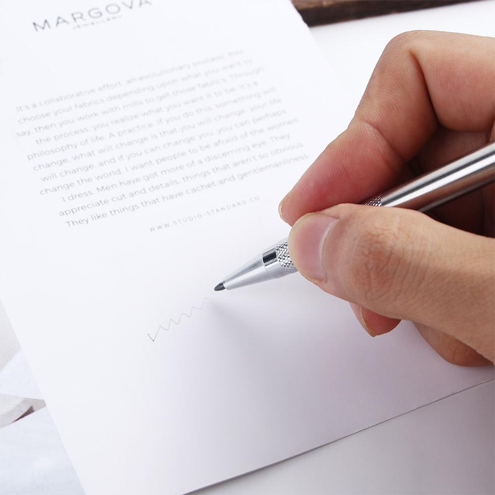 Bút chì bấm MMULCK tự động bằng thép không gỉ tiện dụng 0.5 / 0.7 / 0.9 / 1.3 / 2.0mm