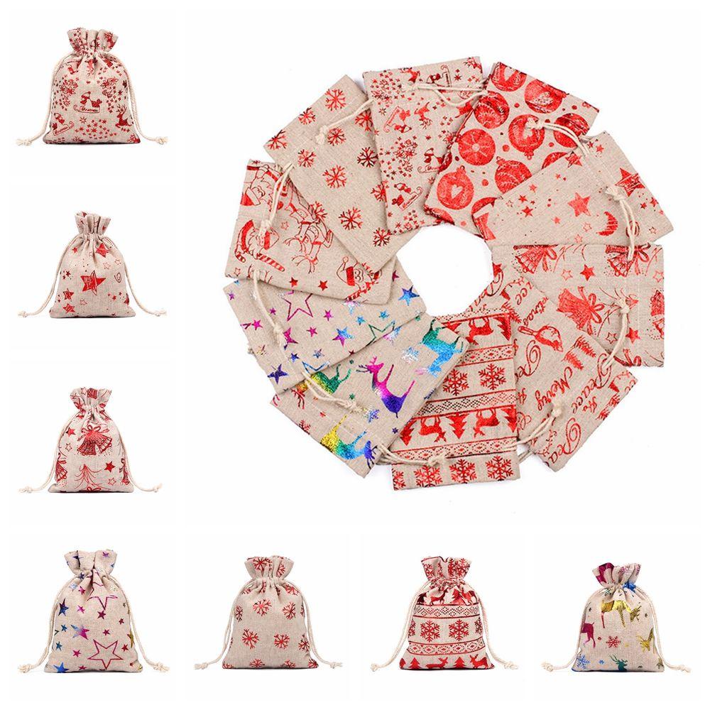 Túi Dây Rút Đựng Quà Giáng Sinh Tiện Lợi