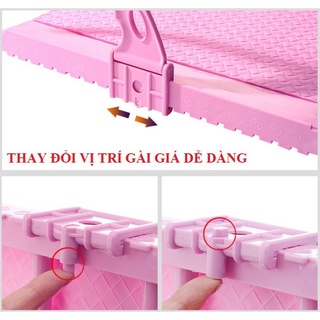 Giá treo đồ quần áo cửa sổ ban công đa năng gấp gọn tiện lợi