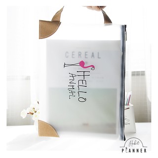 🚫 Túi trong suốt A4 xách tay đựng tài liệu🌸 Ảnh shop