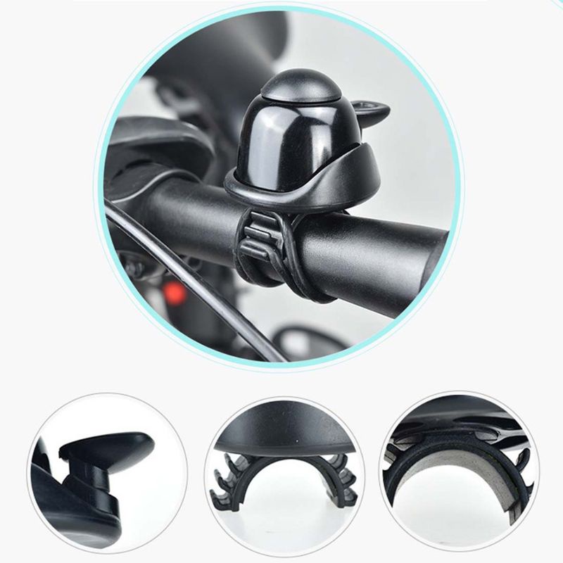 Chuông Kim Loại Gắn Tay Lái Xe Đạp Có Thể Điều Chỉnh Xoay 360 Độ Tiện Lợi