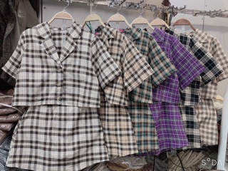 Sét vest cộc tay