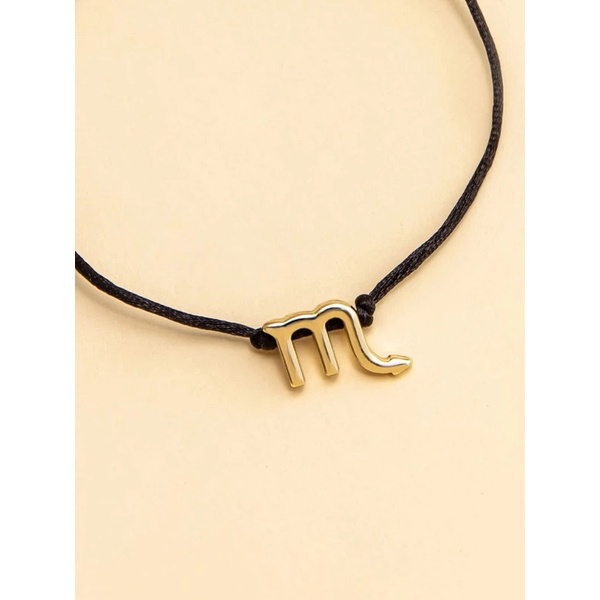 Vòng tay cung hoàng đạo mặt màu vàng