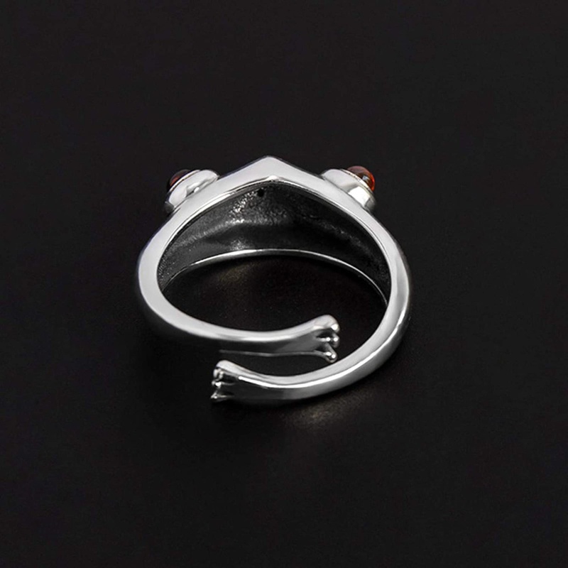 Set 2 Nhẫn Hình Ếch Có Thể Điều Chỉnh Kích Cỡ