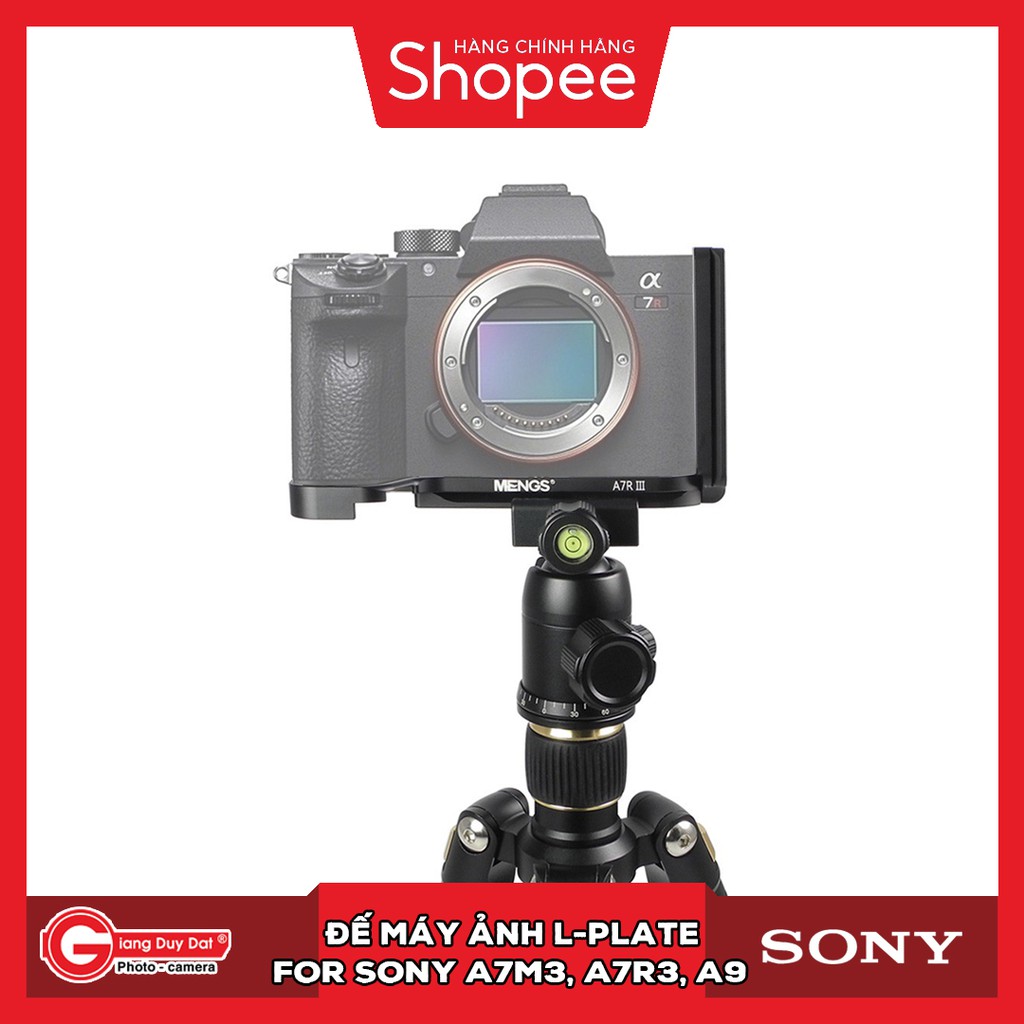 Đế Máy Ảnh L-Plate Sony A7M3, A7r3, A9 - Chính Hãng Mengs