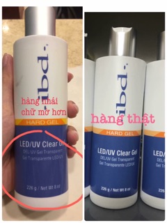 Gel đắp IBD nhập khẩu USA (chai to)