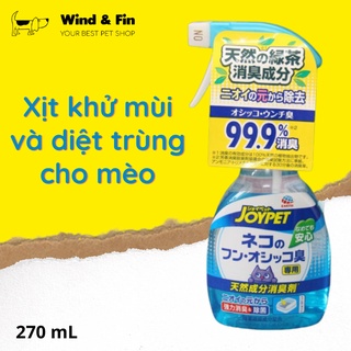 Xịt khử mùi và diệt trùng cho mèo joypet 270ml