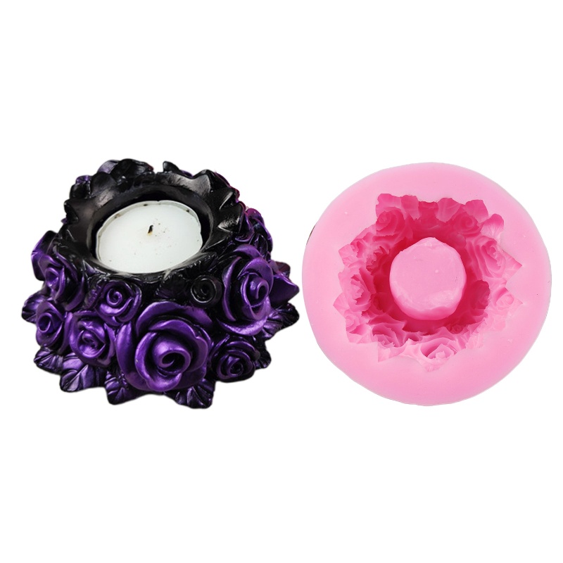 Sa Khuôn Silicon Làm Chậu Hoa Trang Sức