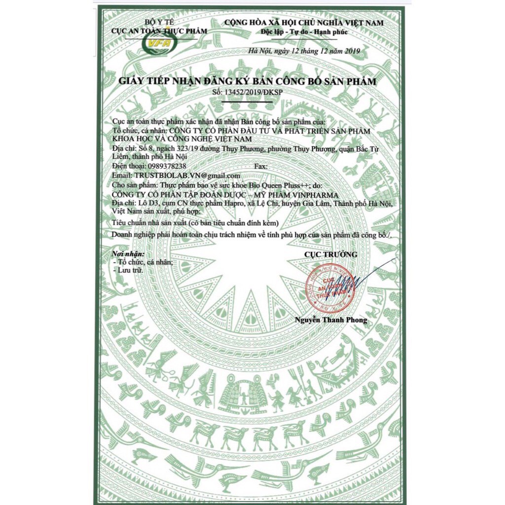 BIO QUEEN PLUSS ++ Tăng cường nội tiết tố nữ, chống lão hóa, tăng kích thước vòng 1