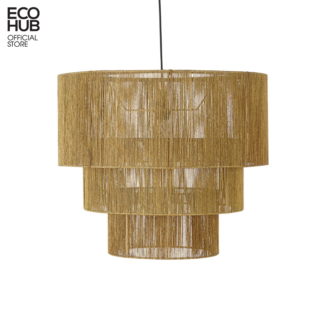Đèn treo tường ECOHUB trang trí cho khách sạn, khu nghỉ dưỡng bằng sợi đay | EHD03