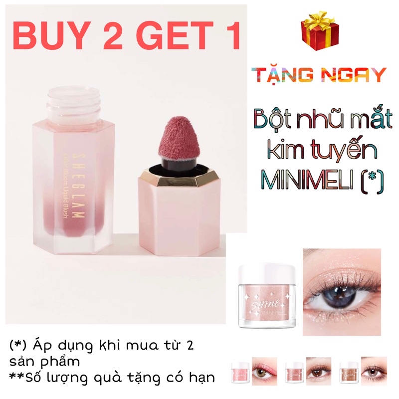 Phấn Má Hồng Dạng Kem Lỏng Có Mút Tán SHEGLAM | BigBuy360 - bigbuy360.vn