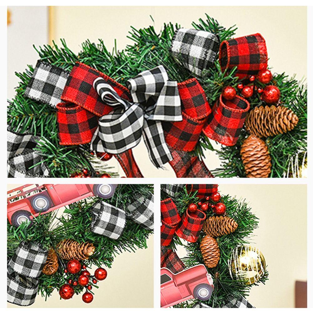 YIYU Vòng Hoa Thông 10inch Dùng Trang Trí Cửa Sổ